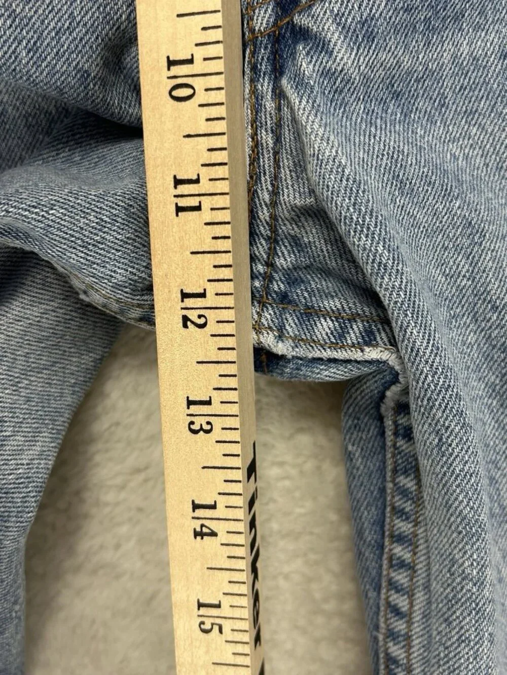 Vintage Levis 550 Jeans Mens Tag-36x36 Blue Denim Relaxed‎ USA Made “READ”
